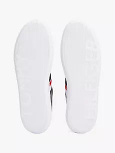Stripe Leather Cupsole Sneaker
