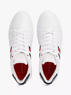 Stripe Leather Cupsole Sneaker