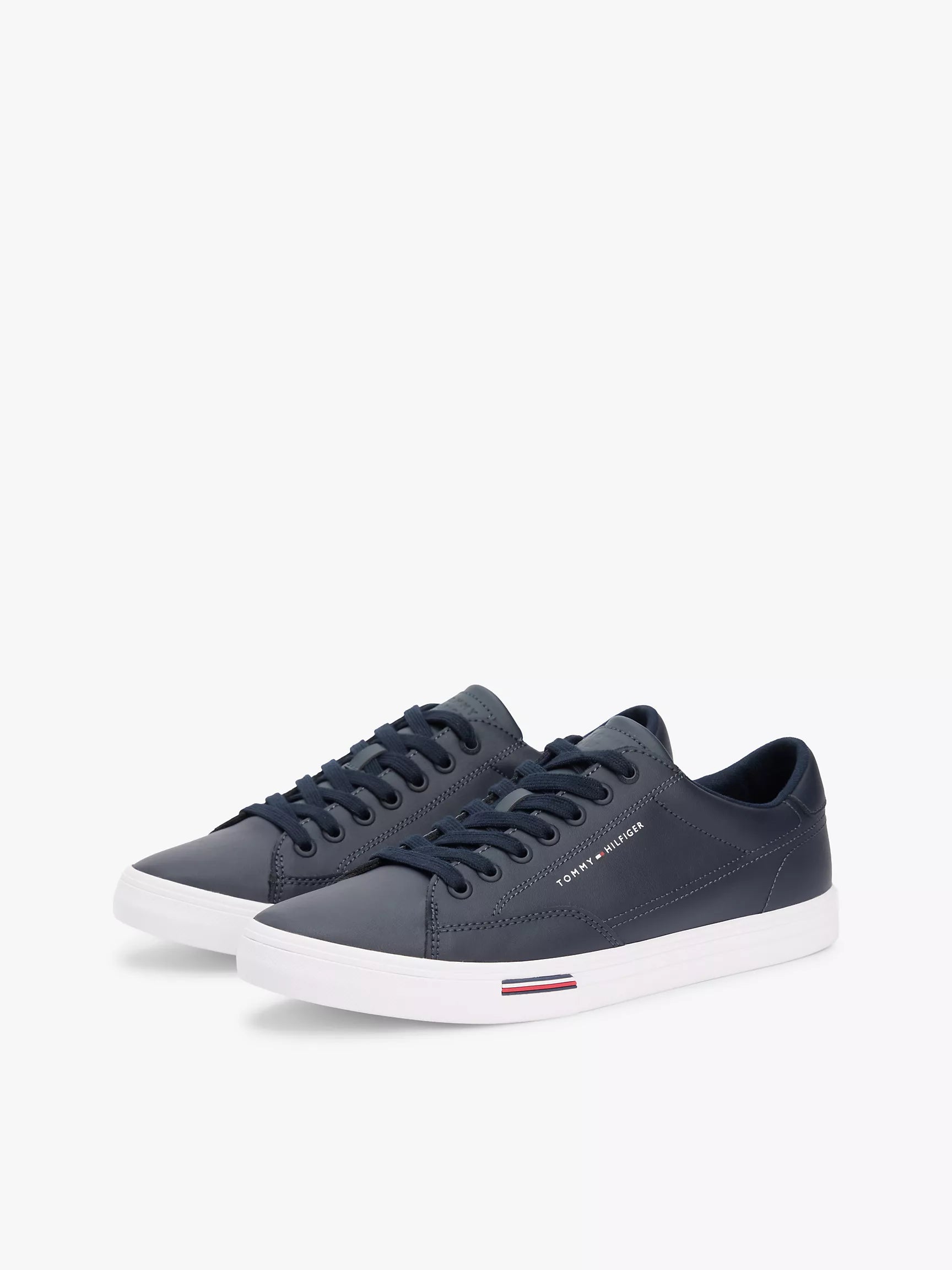 Tommy Hilfiger men's Vulcanized Leather Mix Sneaker