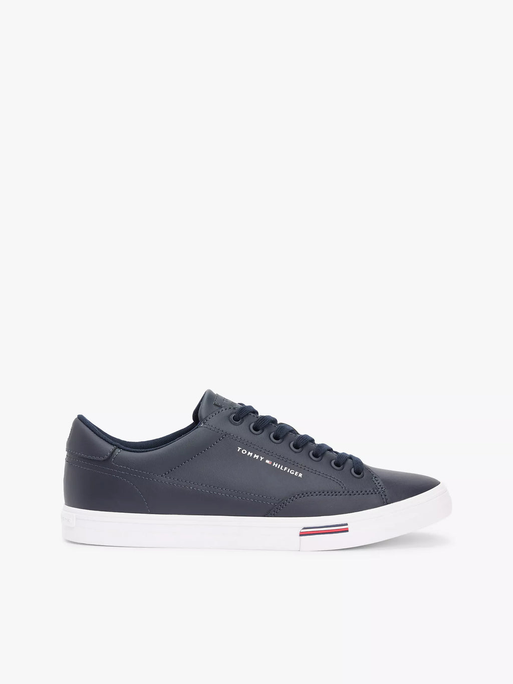 Tommy Hilfiger men's Vulcanized Leather Mix Sneaker