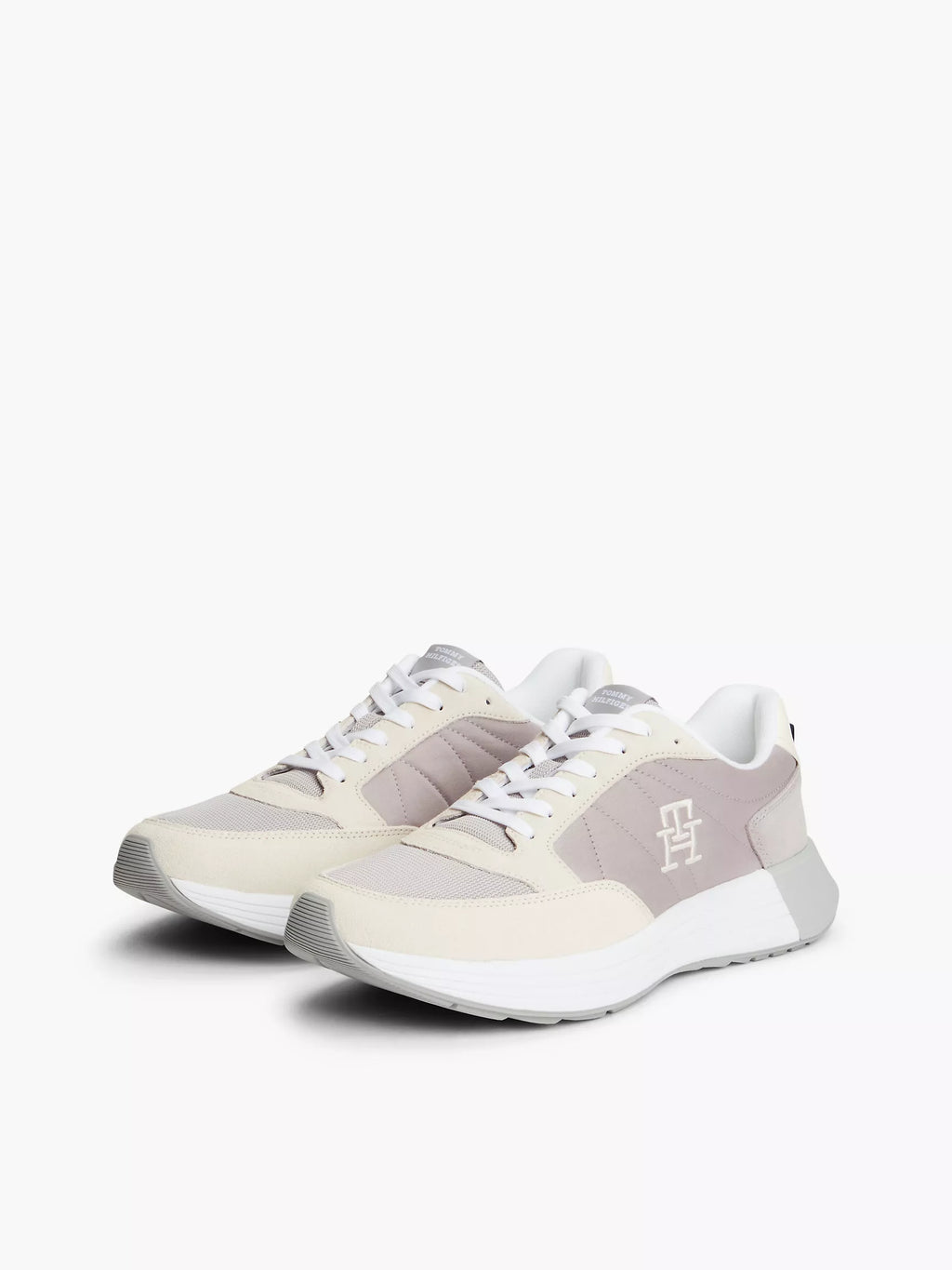 Tommy Hilfiger men's Suede Mix Runner Sneaker