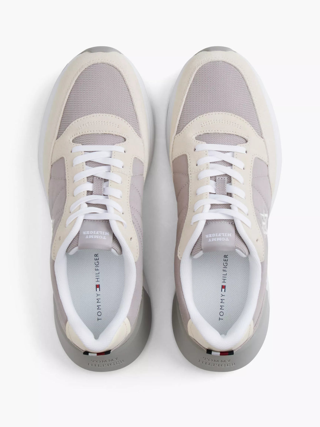 Tommy Hilfiger men's Suede Mix Runner Sneaker