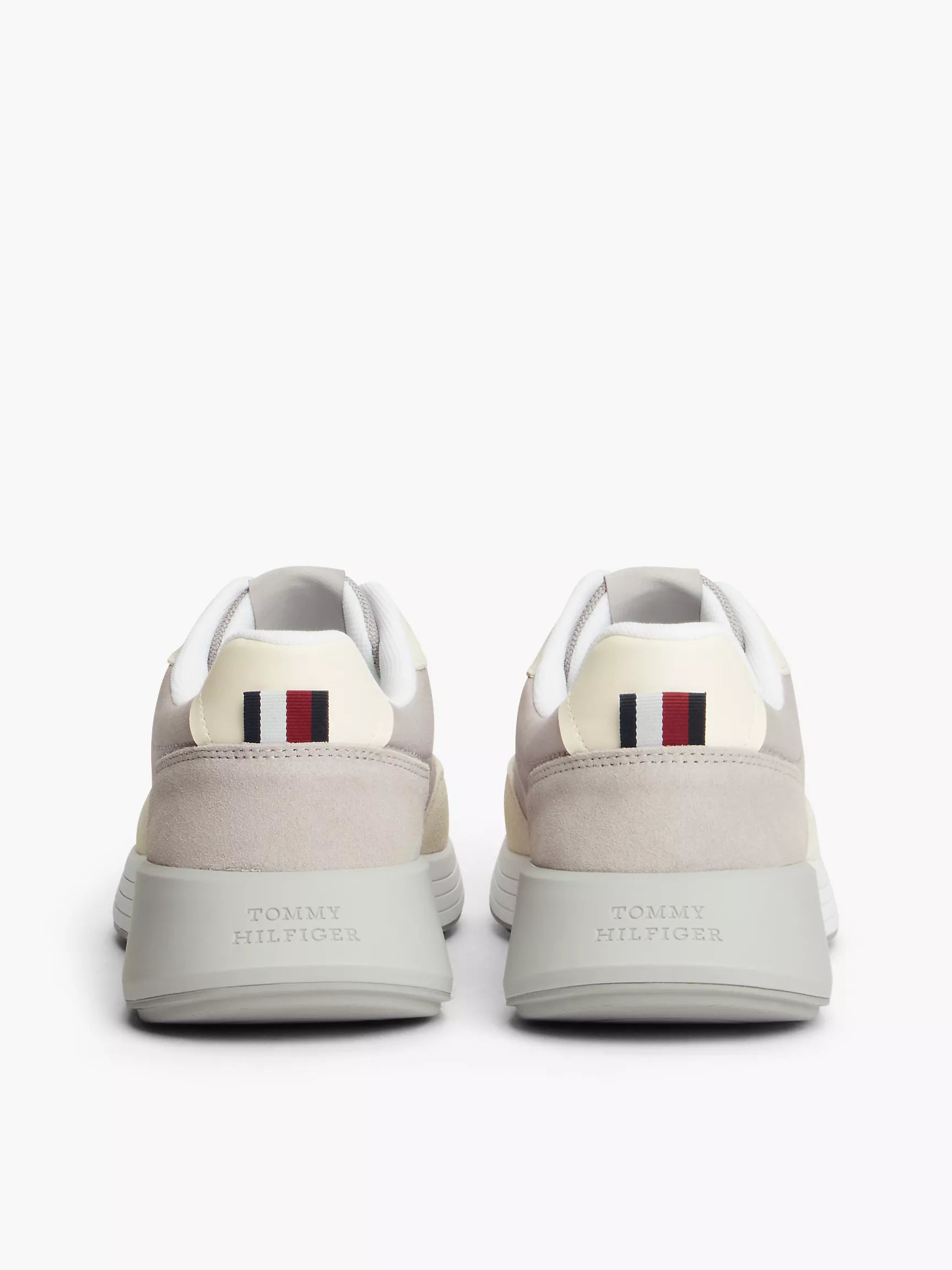 Tommy Hilfiger men's Suede Mix Runner Sneaker